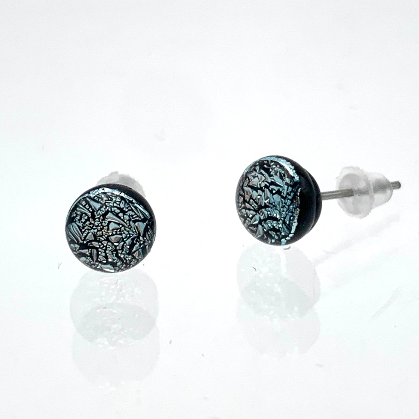 Aurora Earrings - Silver/Blue