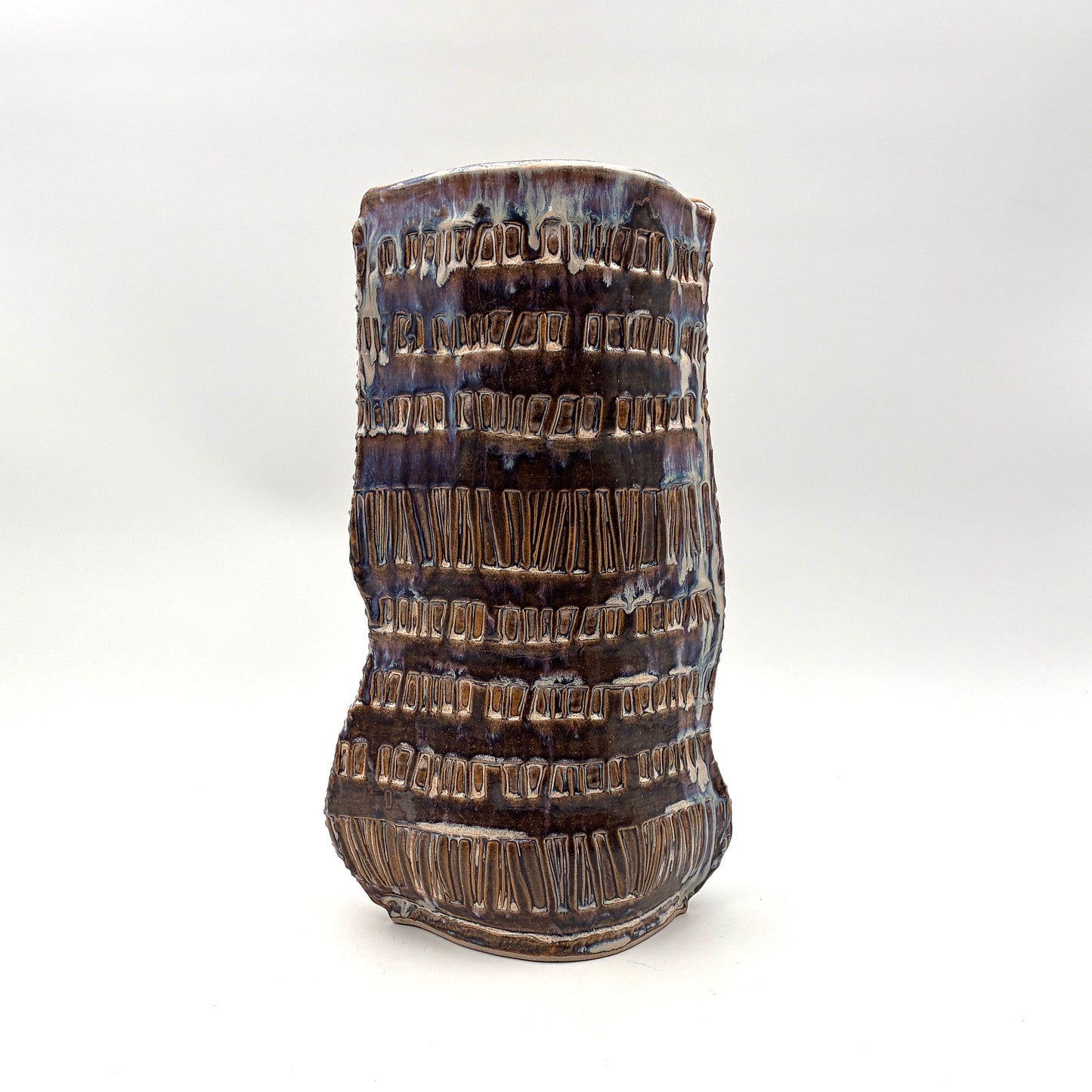 Vase Large Rutile Blue