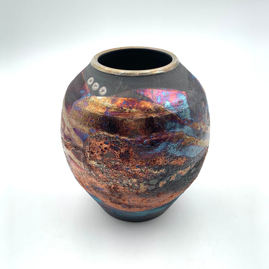 Raku Luster Vessel Small August 2023