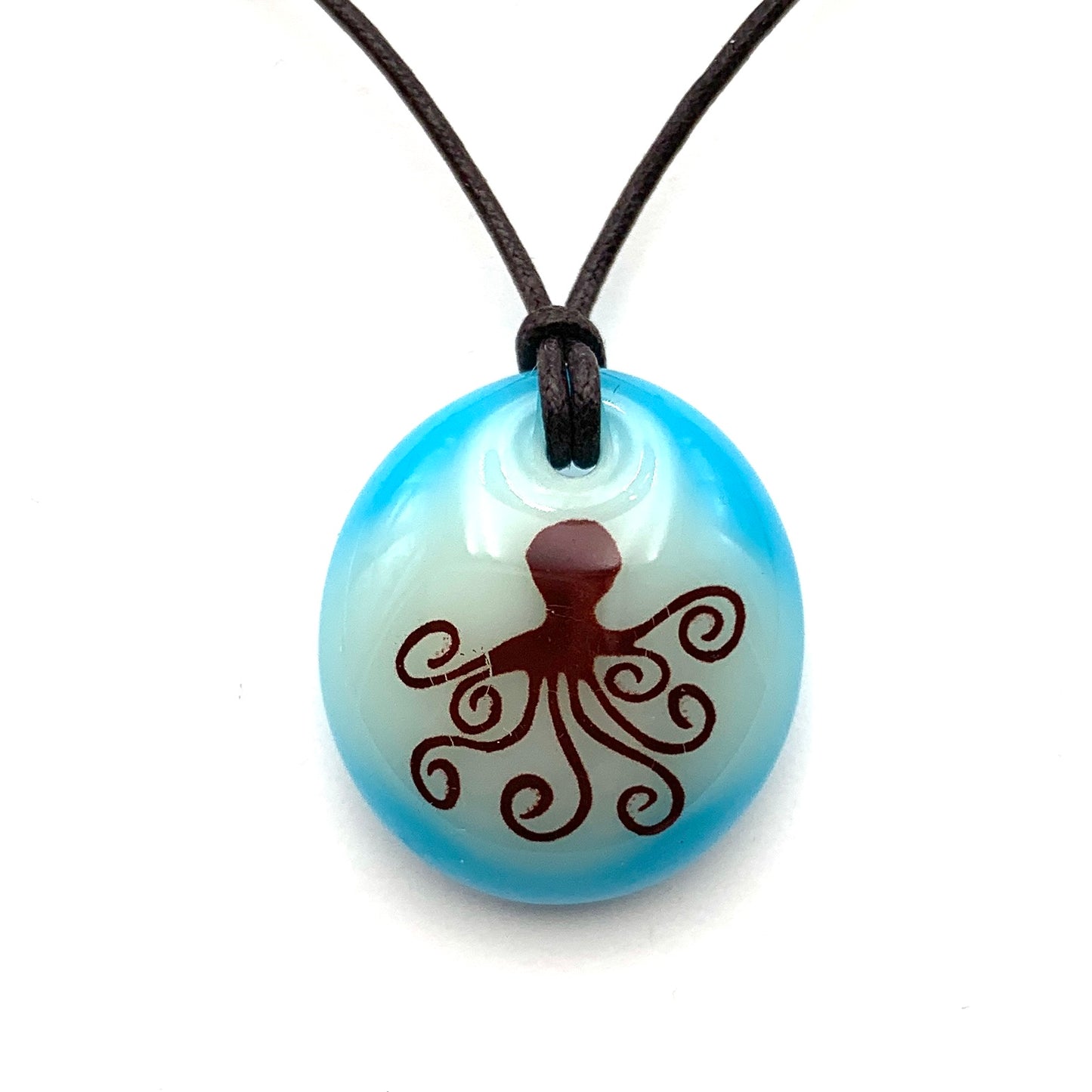 Octopus Necklace - Aqua