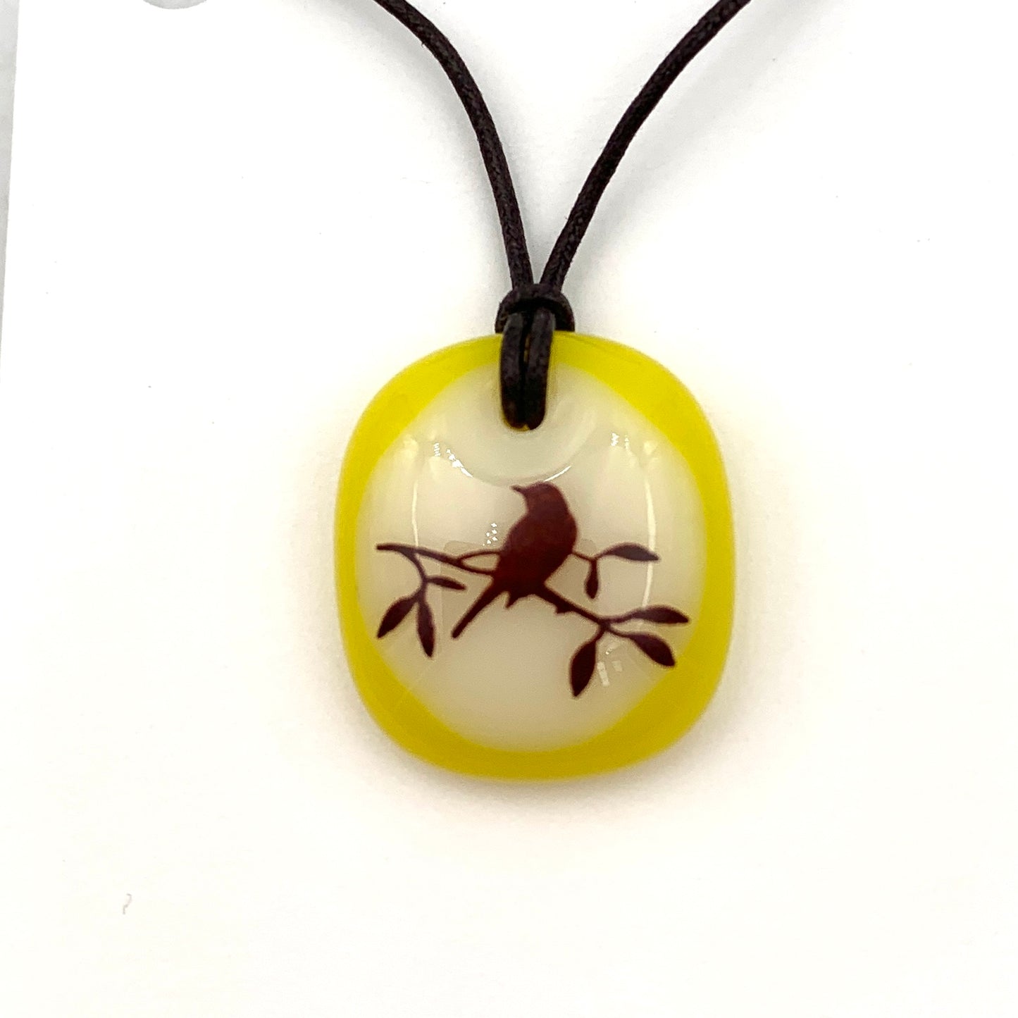 Bird on branch necklace 2024