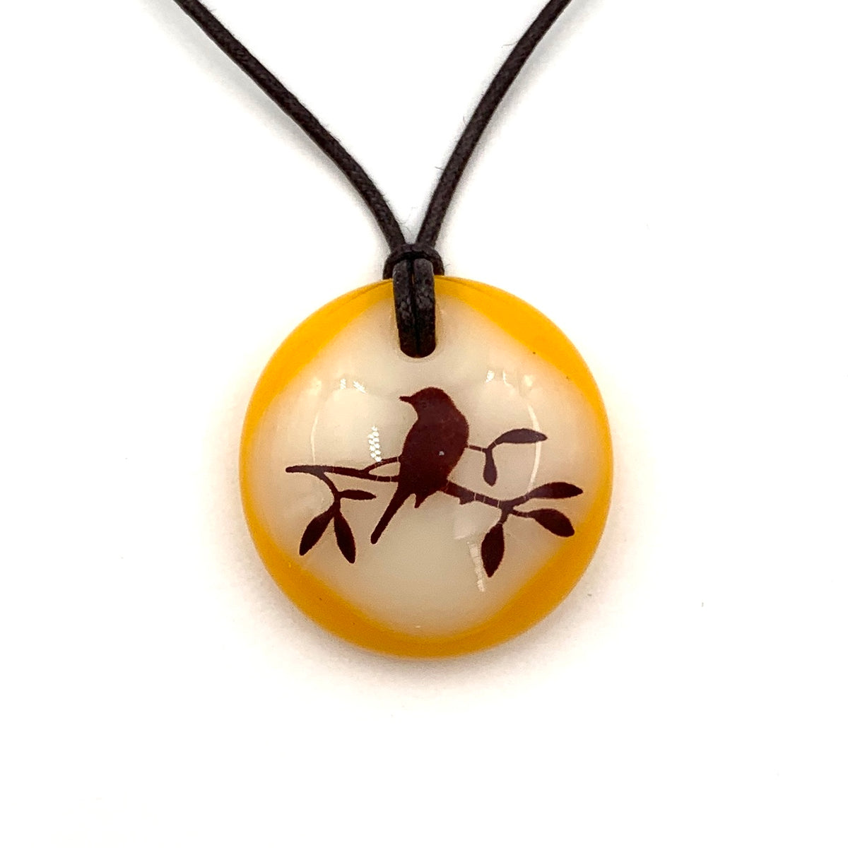 Bird on branch necklace 2024