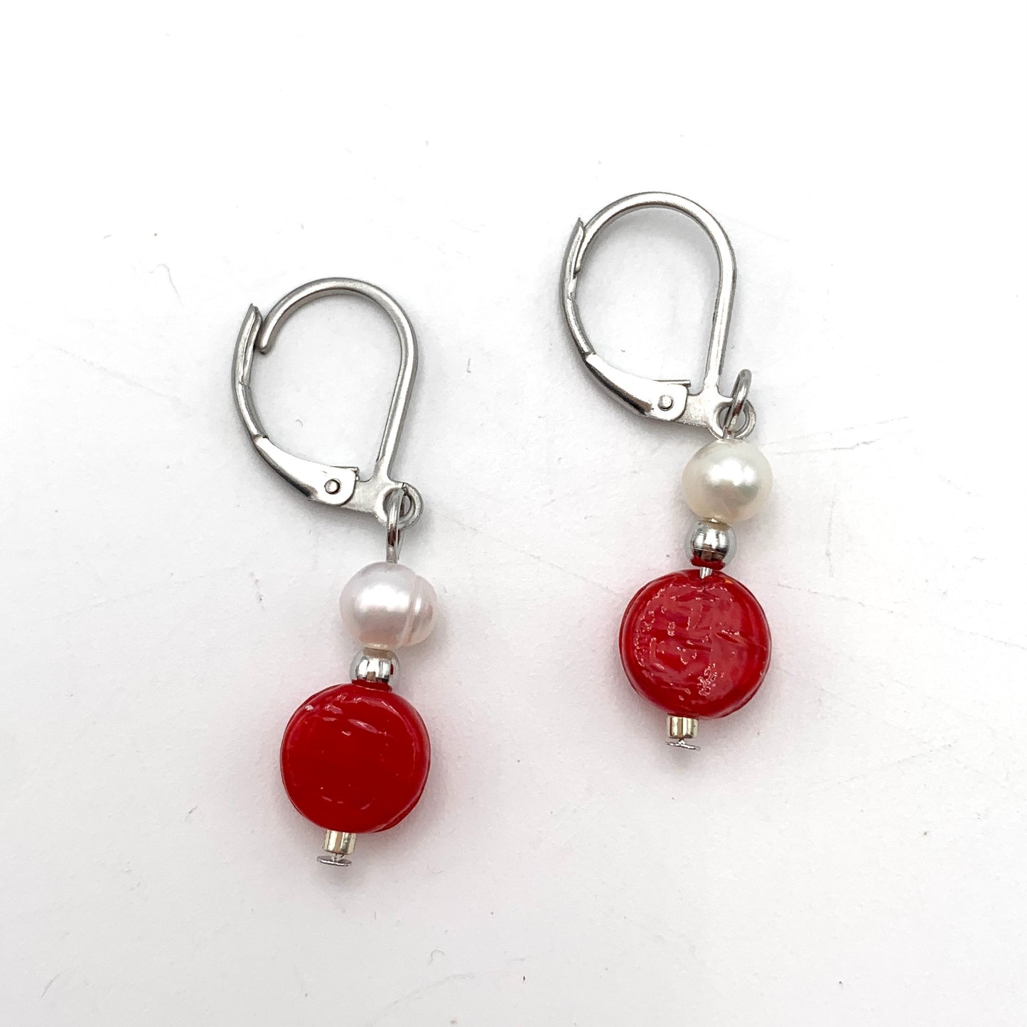 2025 Beta Earrings - Cherry