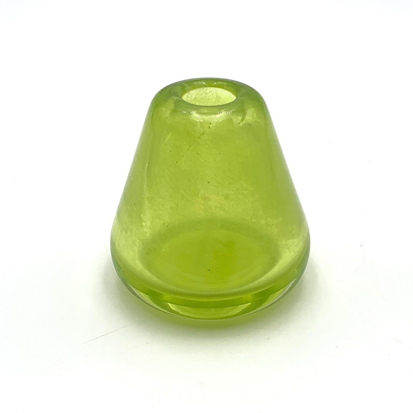 Steadfast Glass Vase - Lime Green