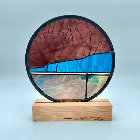 Landscape - Blue and Red