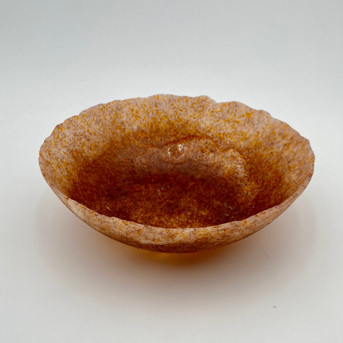 Shallow Coral Bowl