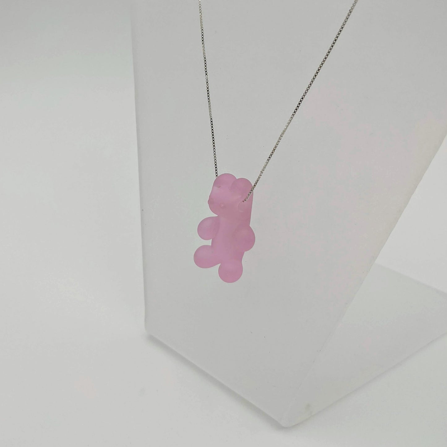 Glass Gummy Bear Necklace