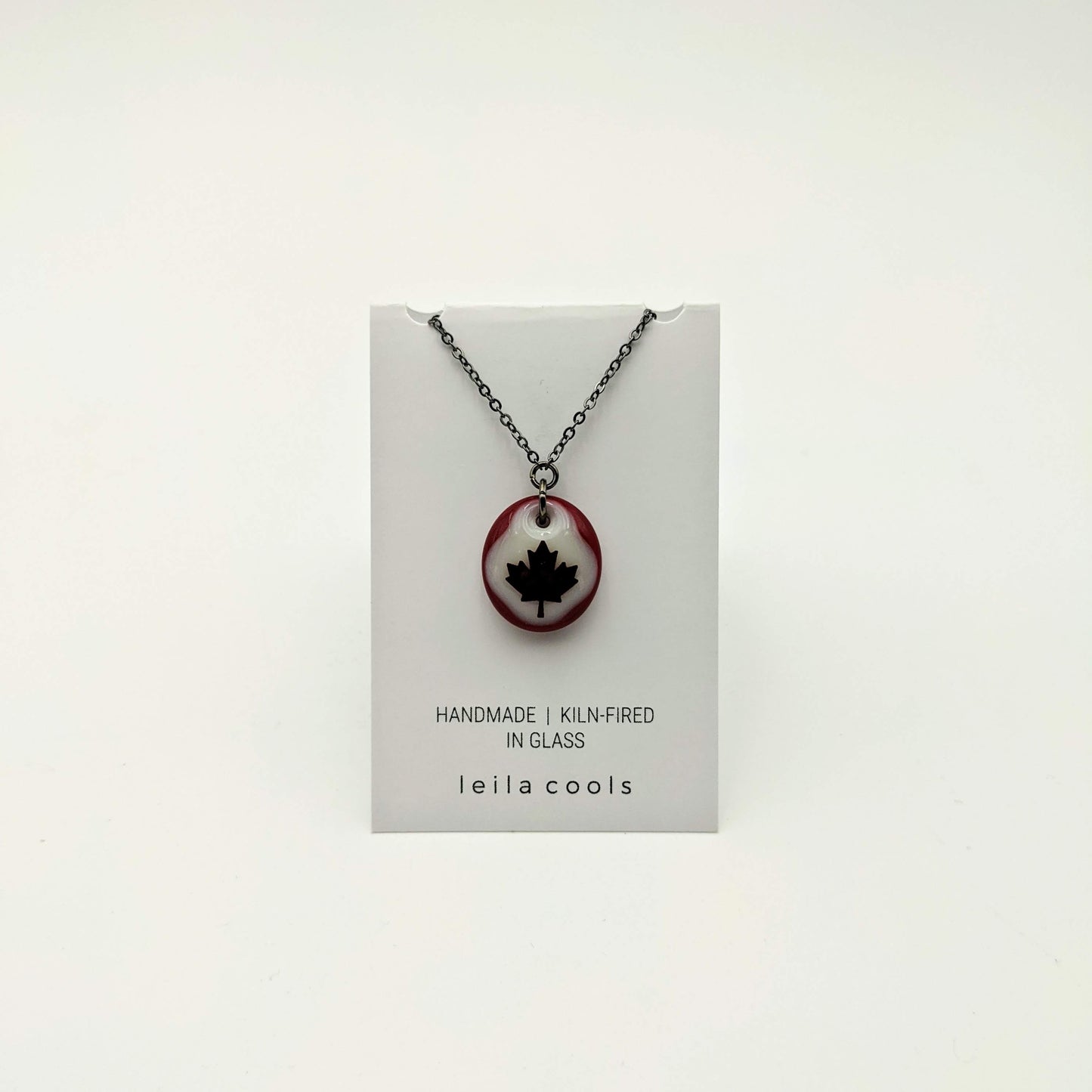 Red Maple Leaf Necklace