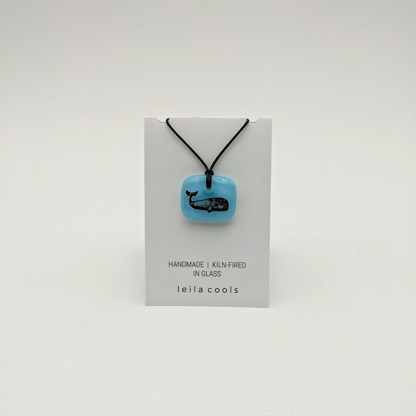 Light Blue Whale Necklace