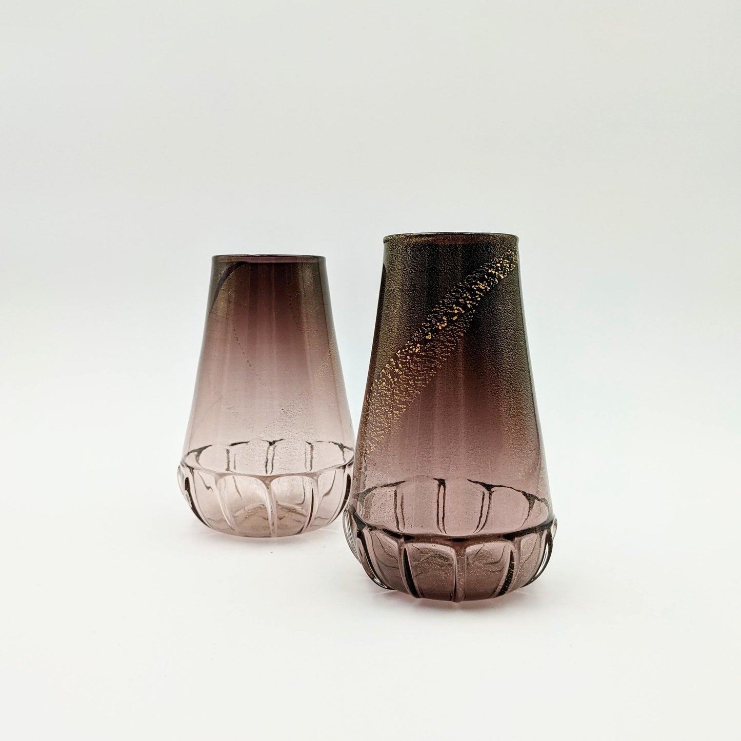 Water Glass - Black and Gold