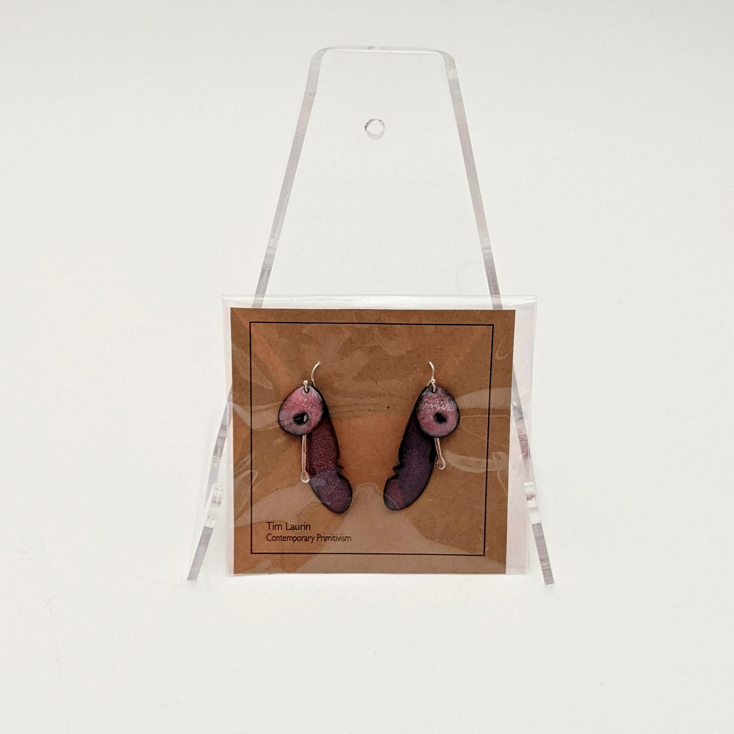 Enamel Earring 2021 (two piece construction)