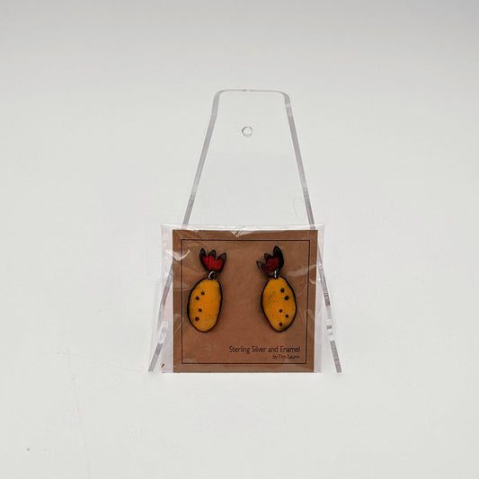 Enamel Earring 2021 (two piece construction)