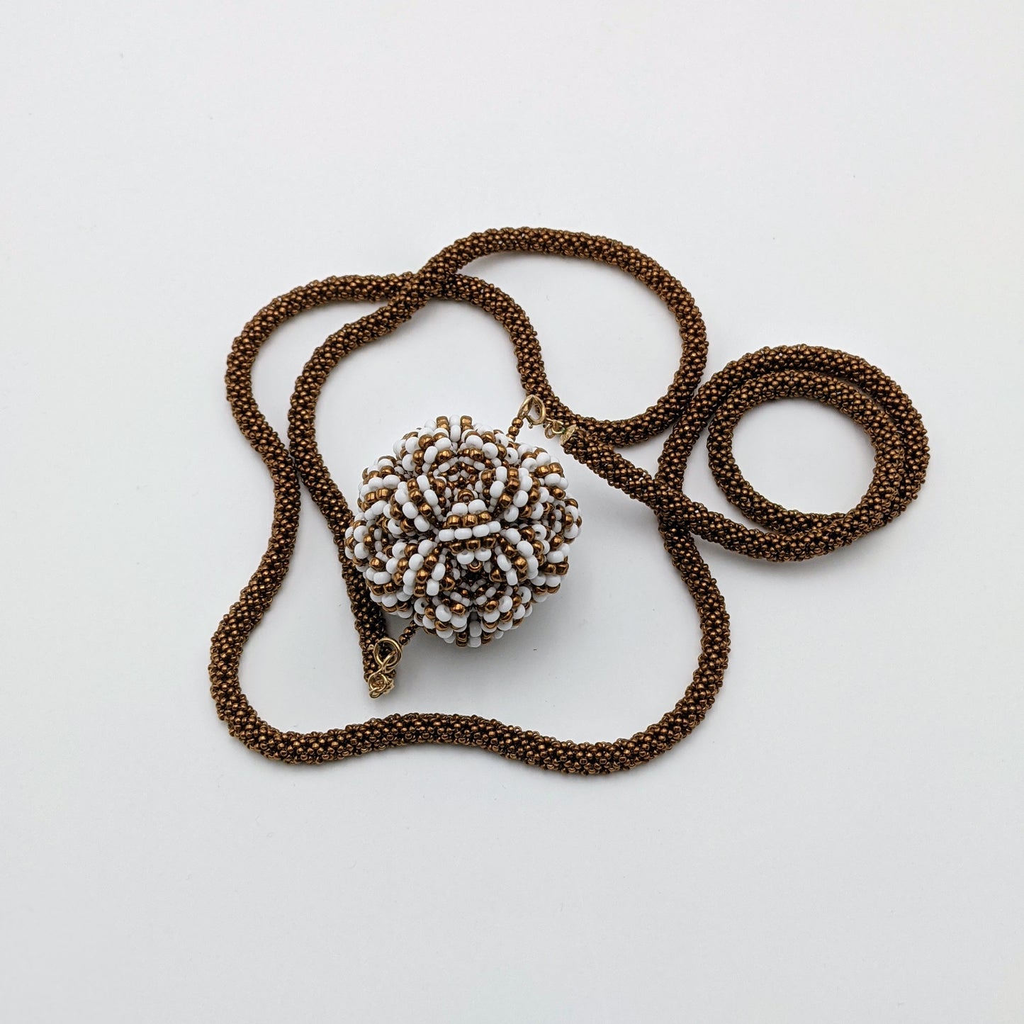 Talisman NL Bronze Rope Bronze white sphere