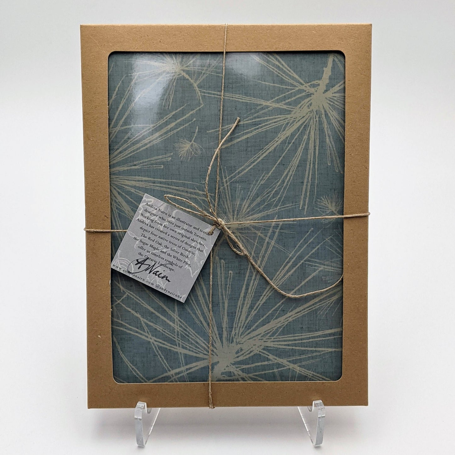 Melamine White Pine Blue Placemat