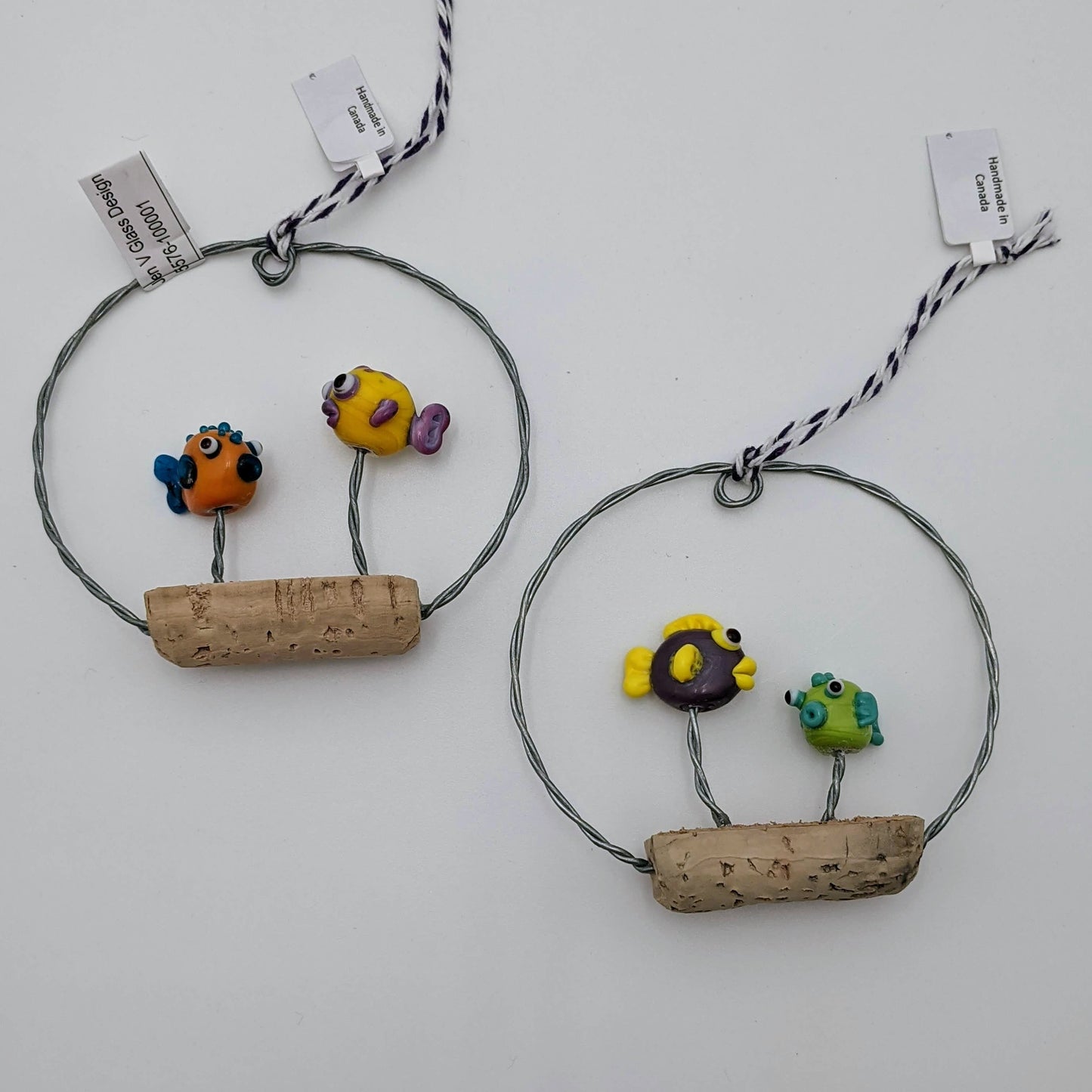 Fish Ornament - Flameworked Glass