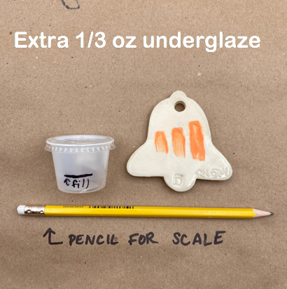 Extra underglaze for clay kits