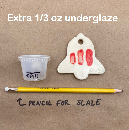 Extra underglaze for clay kits