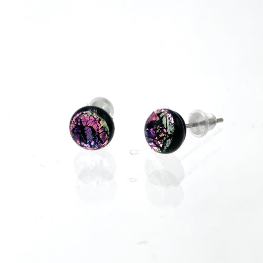Aurora Earrings - Magenta/Teal