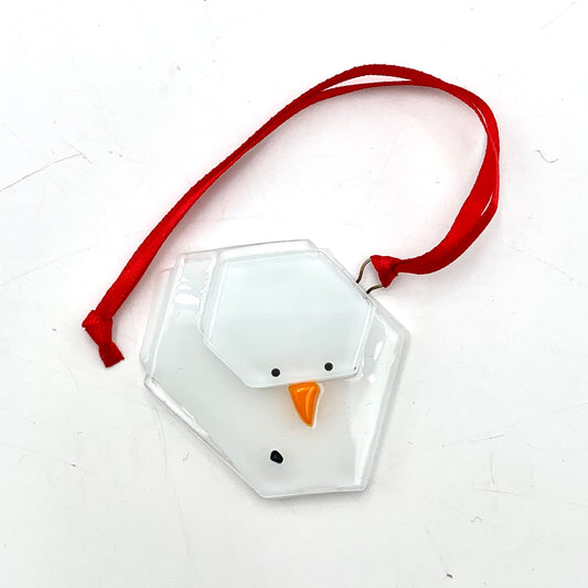 Melted Snowman Ornament