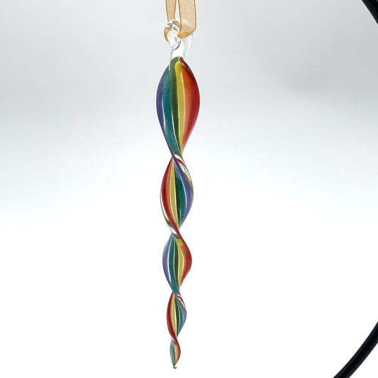 Rainbow Ribbon Ornament