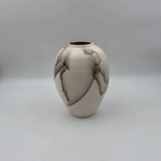 Raku Horsehair Vase Large