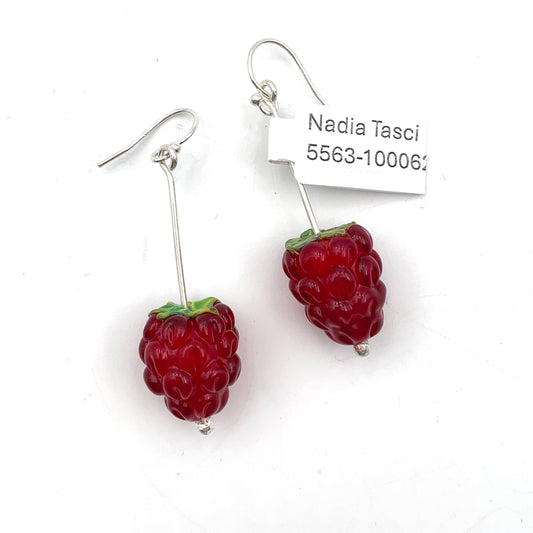Raspberry Earrings