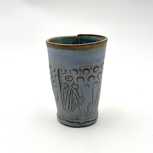 Tall Blue Cup