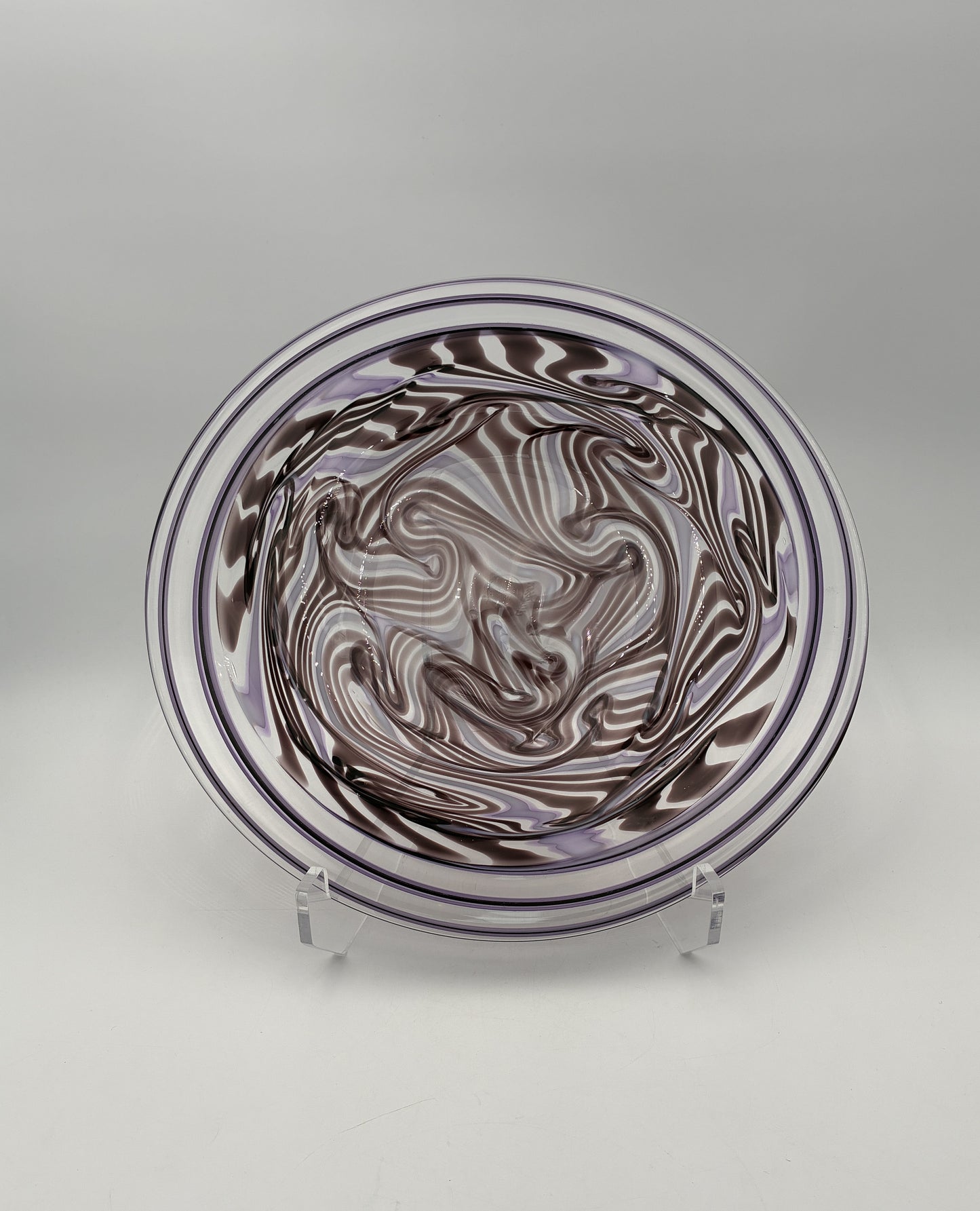 Black and Purple Incalmo Plate