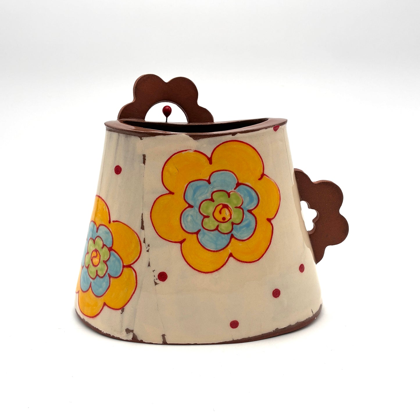 Vase w/Big Flowers