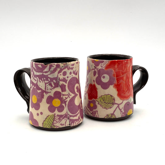 Mug Purple Flowers