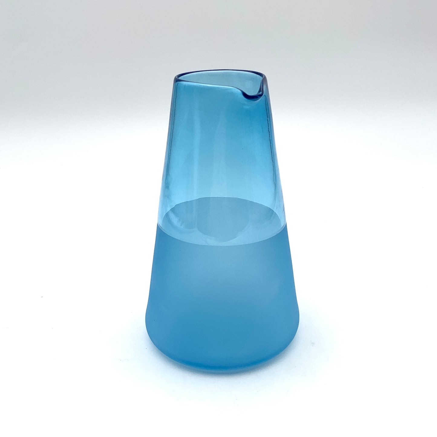 Matte Bottom Pitcher Aqua 7"