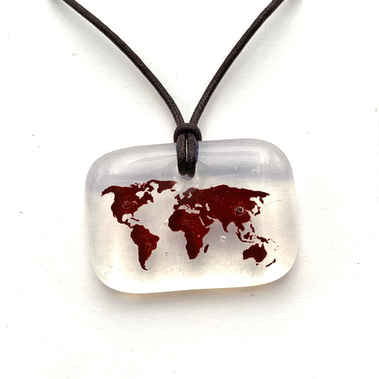 Word Map Necklace-Clear