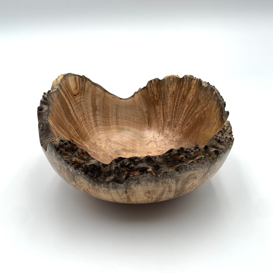 Bowl - Maple Burl Lg.