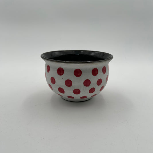 Bowl Polka Dot Red