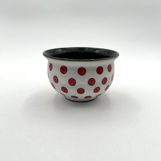 Bowl Polka Dot Red
