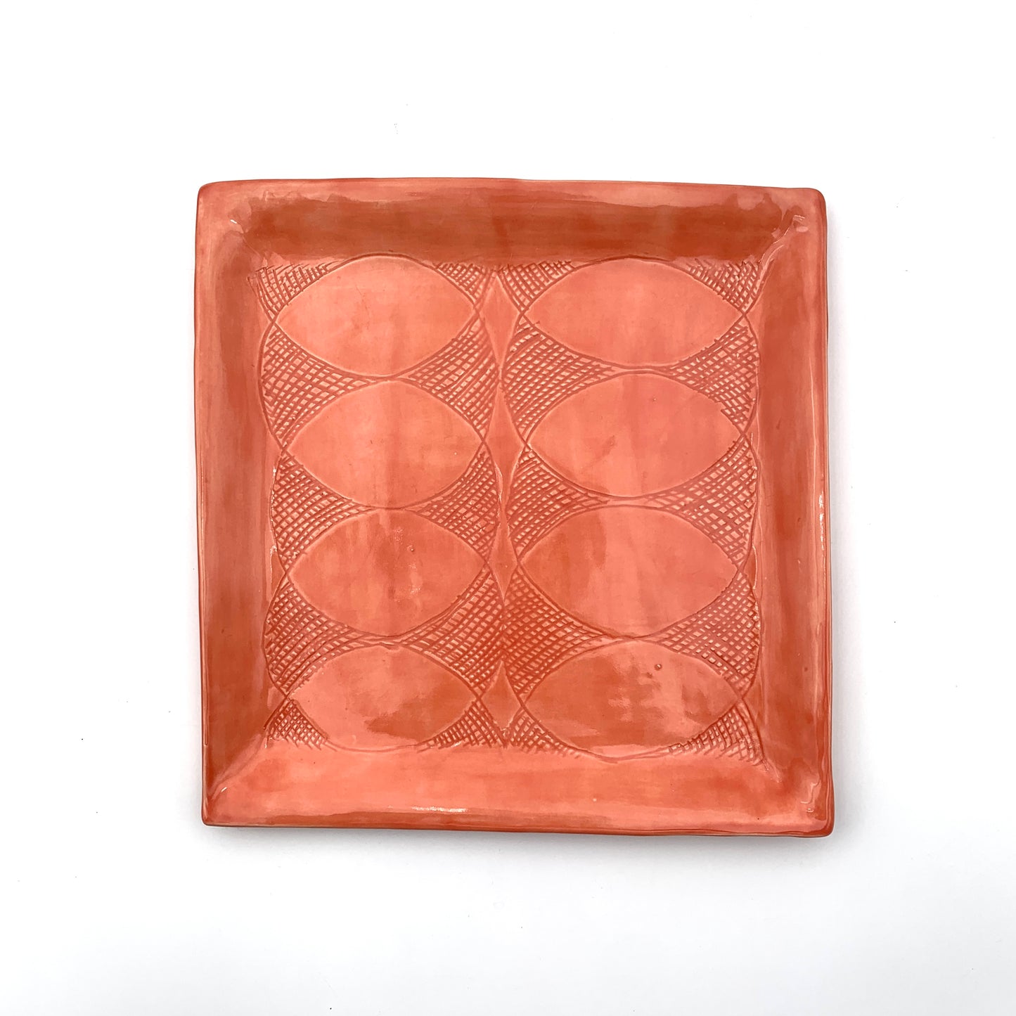 Coral Square Tray