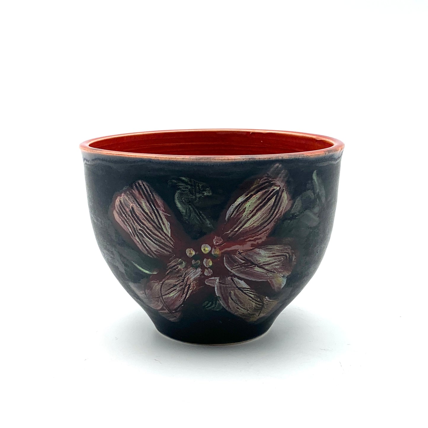 Copper Red/Black Bowl