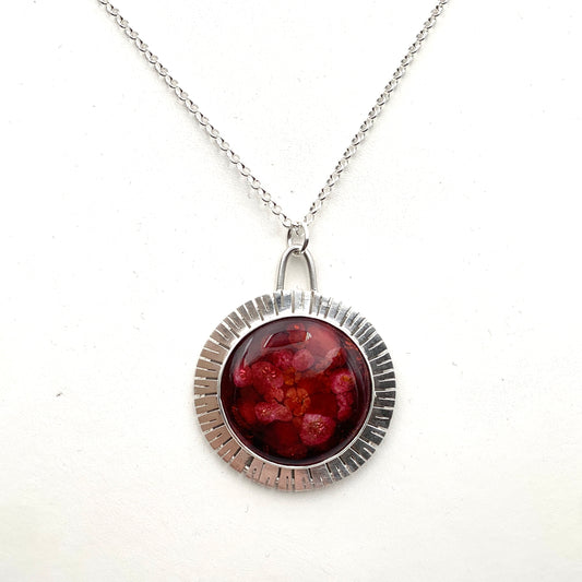 Red Buds Pendant