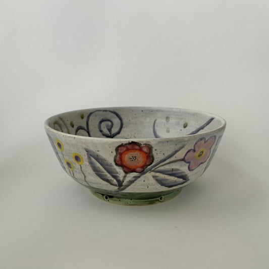 Large Bowl with Blossoms