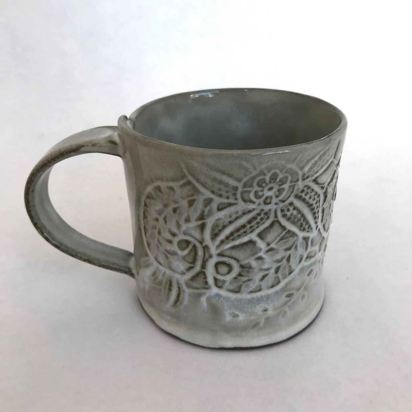 Lace Embossed Mug