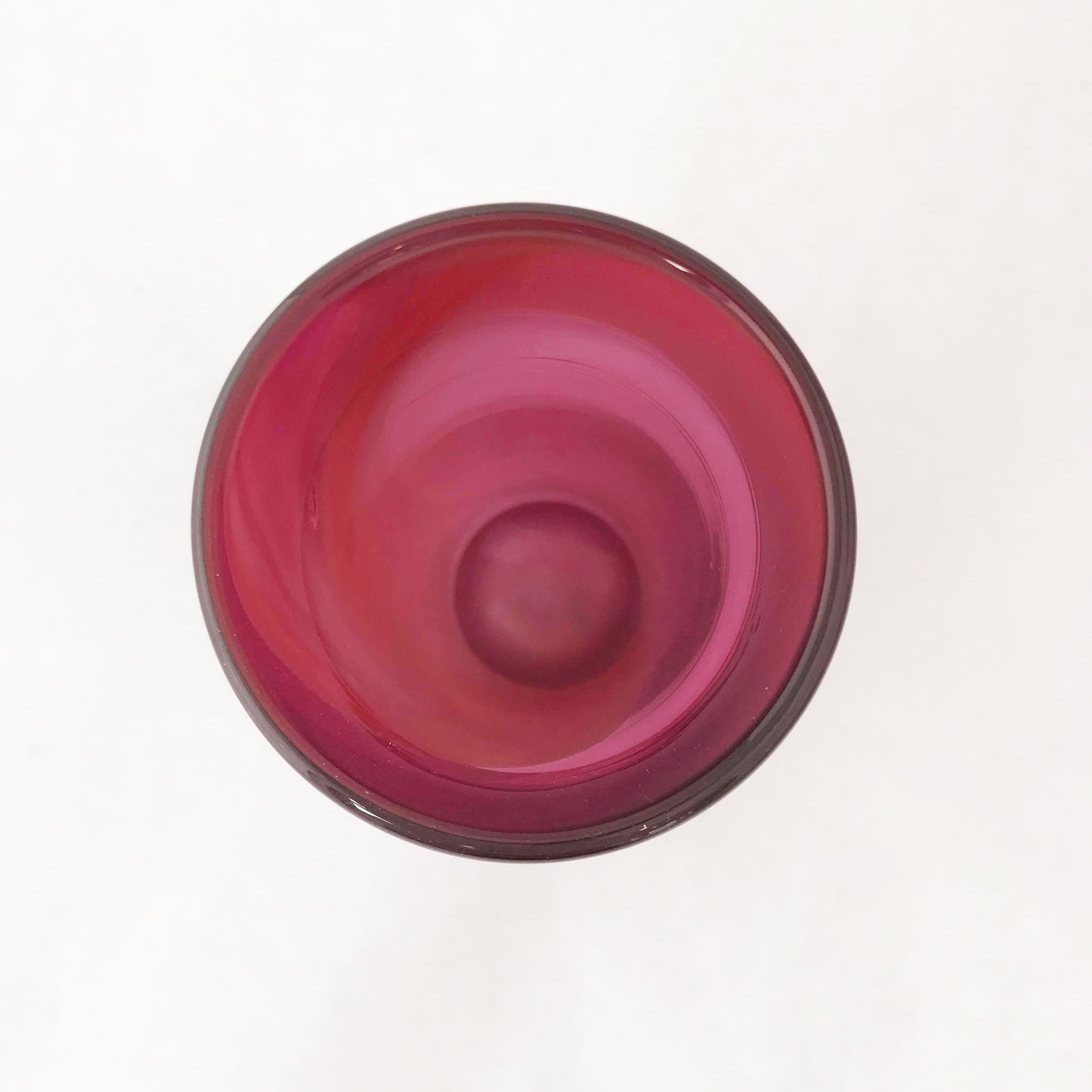 Cylinder Vase- Deep Red/Wine Red