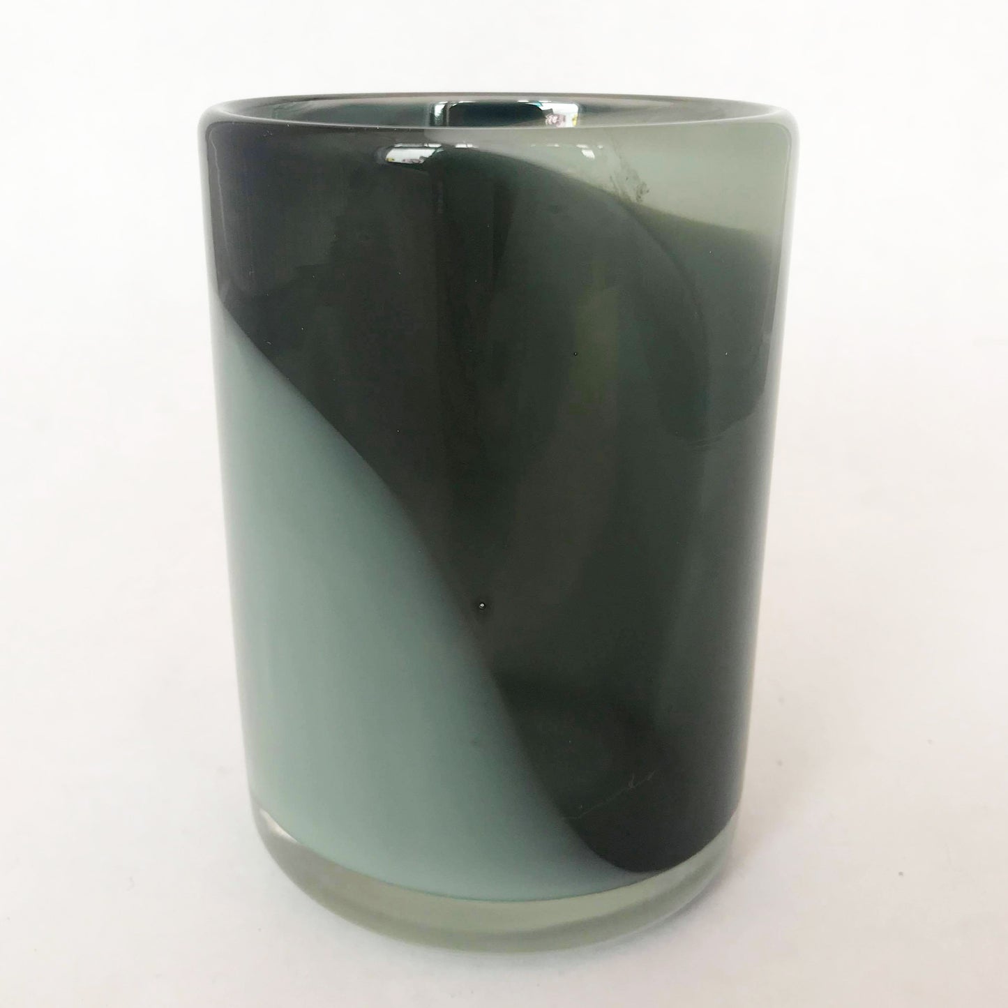Cylinder Vase, Lt/Dk Grey