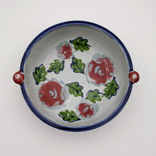 Medium Bowl with Handles Rose