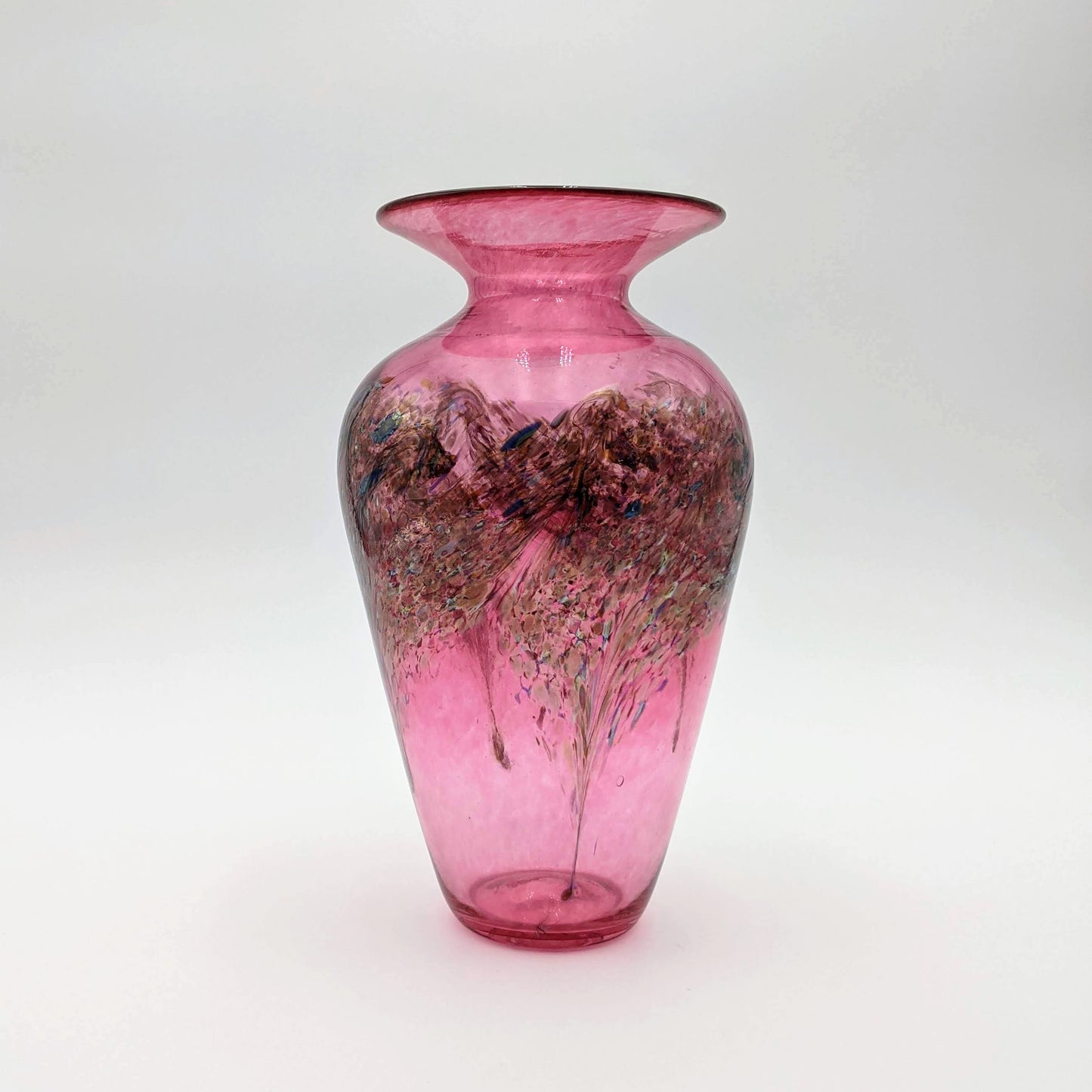 Classic Vase, Monet, Cranberry