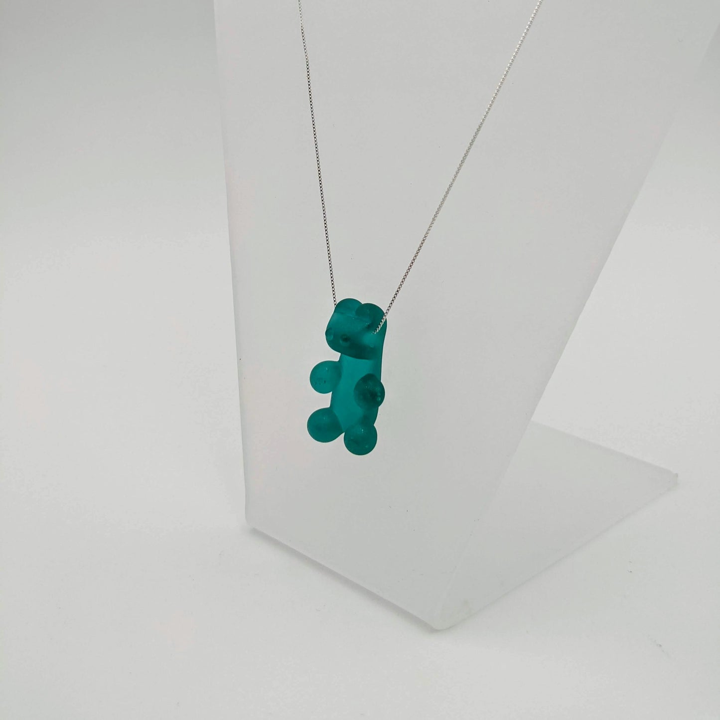 Glass Gummy Bear Necklace