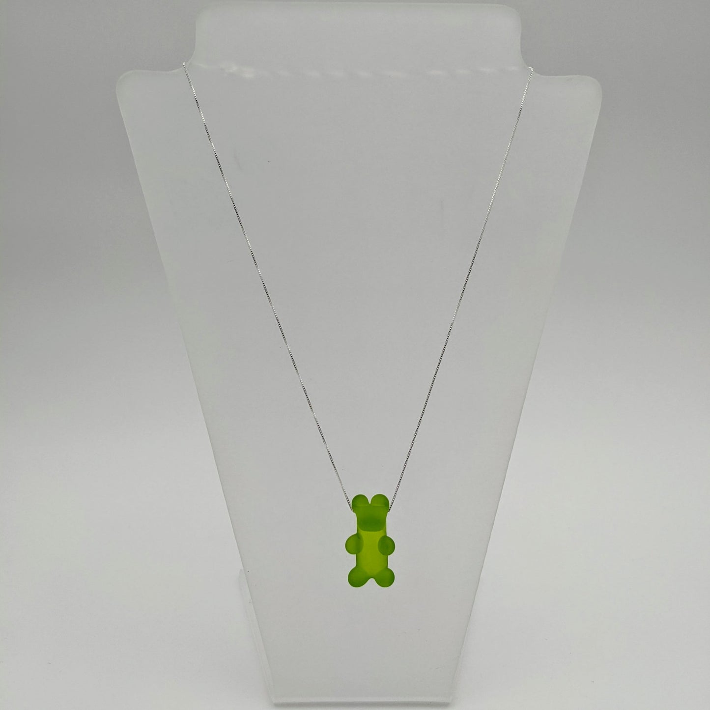 Glass Gummy Bear Necklace