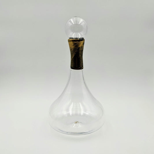 Wine Decanter - Black and Gold