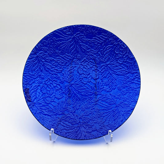 15" Lace Shallow Bowl (Cobalt)