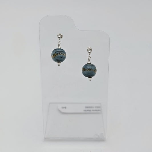 12mm Sphere Earrings - Ballpost Style