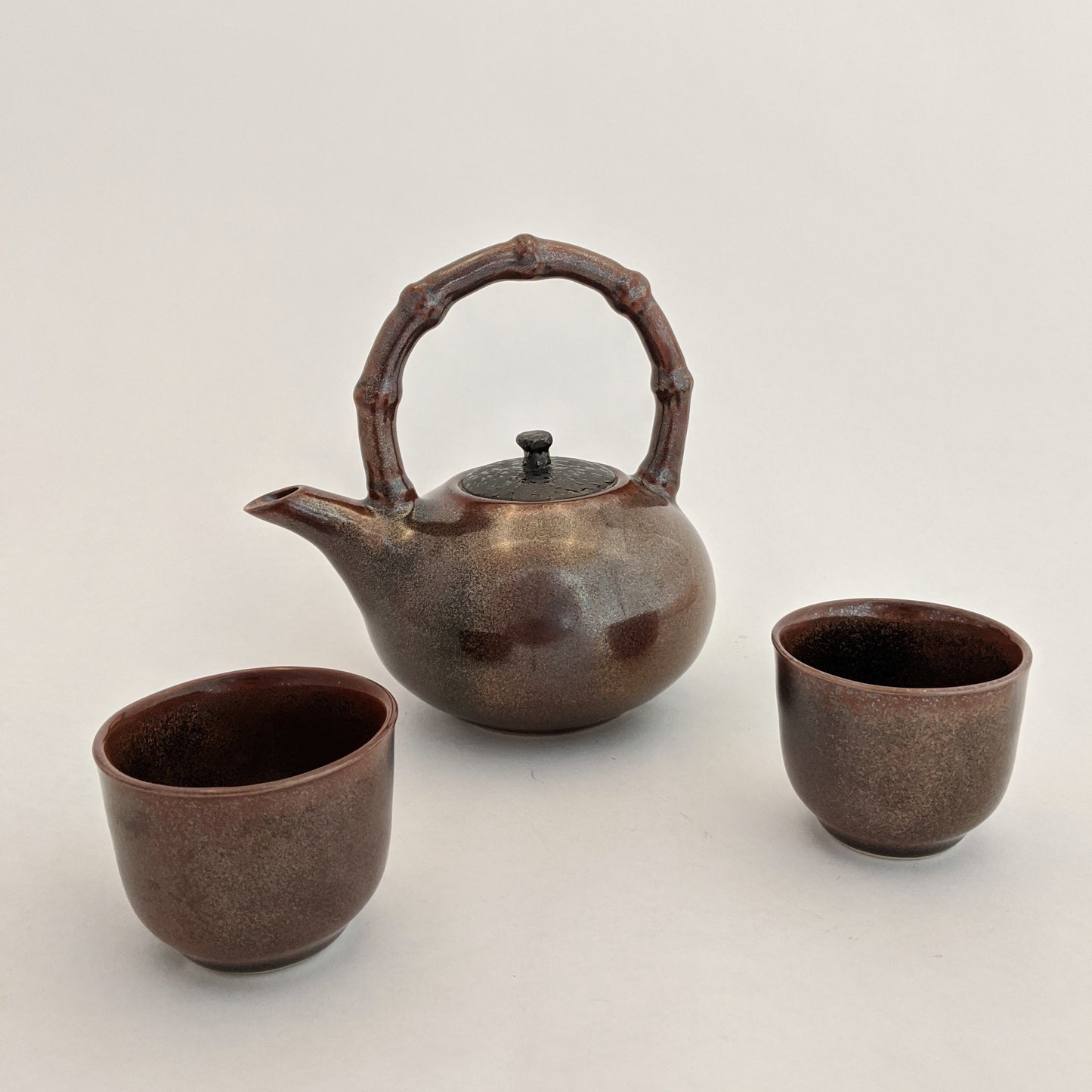 Small Teapot Set, Brown